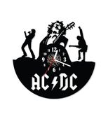 Zegar ścienny z płyty winylowej AC DC 1.13