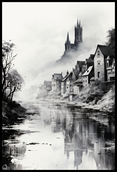 Plakat 61x90,5cm Mglisty Refleks zdjęcie 2