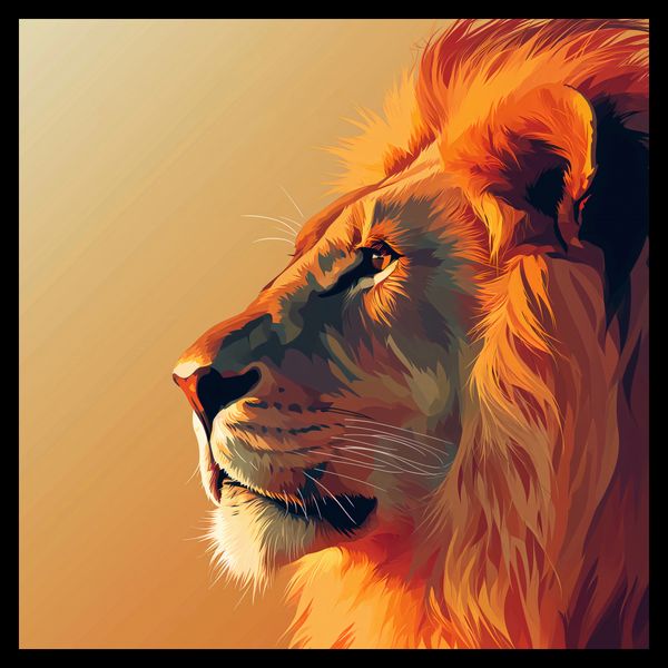 Plakat 50x50cm Król zdjęcie 2