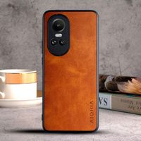 Etui AIORIA Vintage LEATHER do Oppo Reno10 Global pomarańczowy