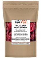 MALINY LIOFILIZOWANE 200g Całe Owoce liofilizowane Malina jakość Kol-Pol