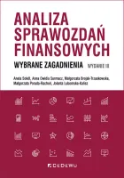 Analiza sprawozdań finansowych Wybrane zagadnienia