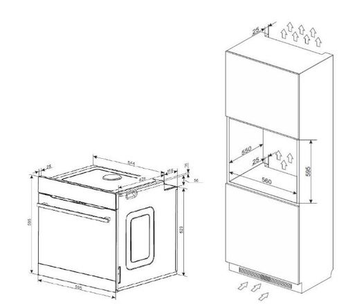 Piekarnik elektryczny Amica ED57529B X-Type Pyro na Arena.pl