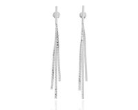 Kolczyki wiszące na sztyfcie łańcuszki