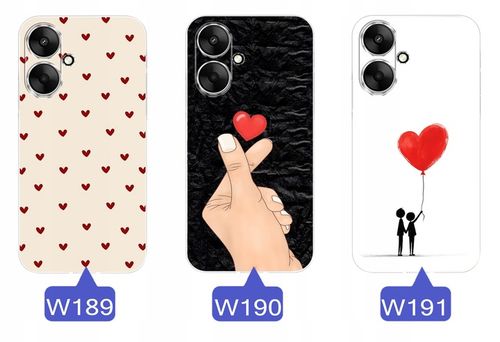 ETUI do Xiaomi Redmi 13C 5G WZORY WALENTYNKOWE WZMACNIANE CASE + SZKŁO na Arena.pl