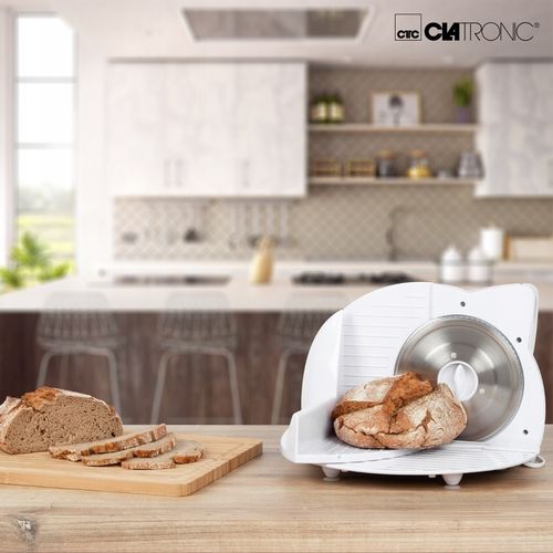 Mała KRAJALNICA do Chleba Wędlin Sera Składana ELEKTRYCZNA BIAŁA MOCNA na Arena.pl