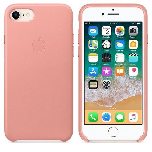 Apple iPhone 8 / 7 Leather Case - Soft Pink na Arena.pl