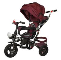 KX9967 Rowerek Trójkołowy Trike FIX SE 6w1 Bordowy