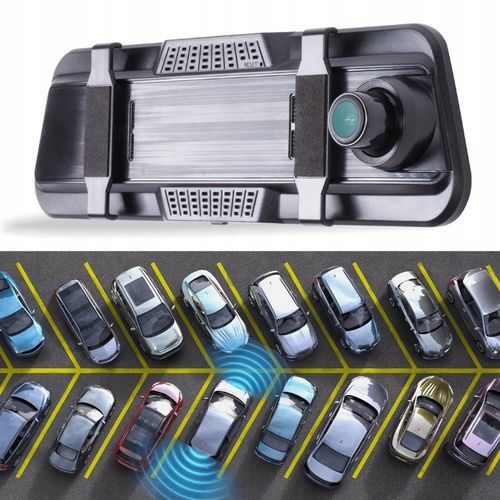 KAMERA SAMOCHODOWA WIDEOREJESTRATOR W LUSTERKU REJESTRATOR JAZDY PRZÓD TYŁ na Arena.pl