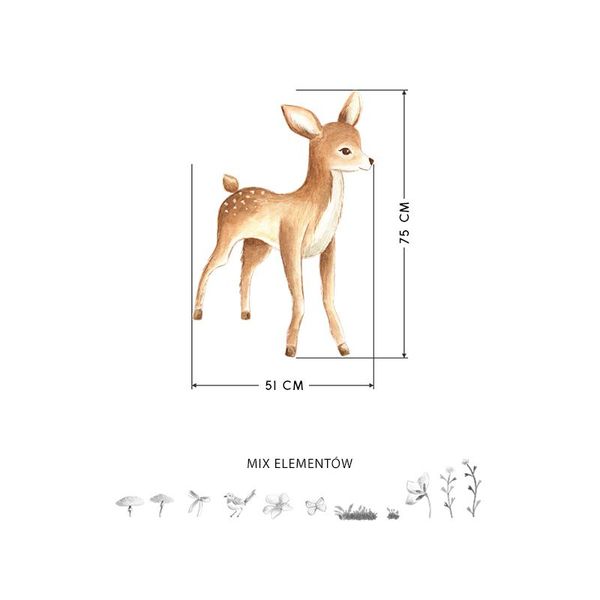 Naklejka Jelonek DK328 niebieski zdjęcie 2