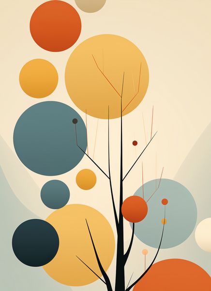 Plakat 40x55cm Harmonia Jesiennych Kolorów zdjęcie 1