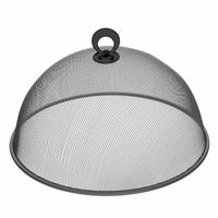 OSŁONKA MOSKITIERA STALOWA NA ŻYWNOŚĆ TADAR CZARNA 30 CM