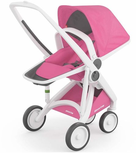 Wózek Greentom Reversible white - pink na Arena.pl
