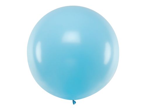 Balon okrągły 1m, Pastel Light Blue na Arena.pl