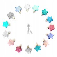 Zawieszki Plastikowe Na Choinkę Gwiazdeczki CH47 THD138 EAN 5901721050266