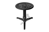 MINI STOLIK N01 - NISKI Z BLATEM KORONKOWYM ŻELIWNY