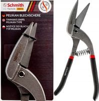 NOŻYCE DO BLACHY PELIKAN PRAWE 300mm DEKARSKIE SCHMITH