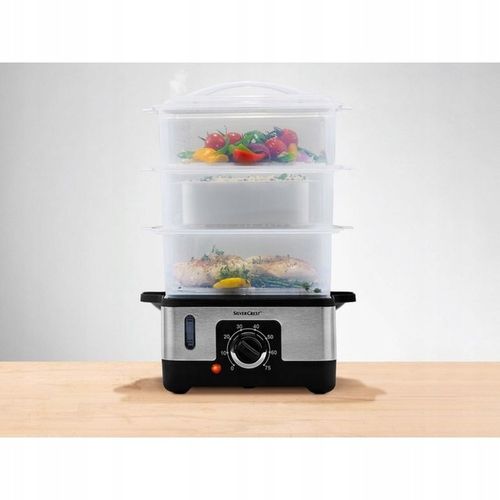 PAROWAR ELEKTRYCZNY URZĄDZENIE DO GOTOWANIA NA PARZE 950W 9L MINUTNIK na Arena.pl