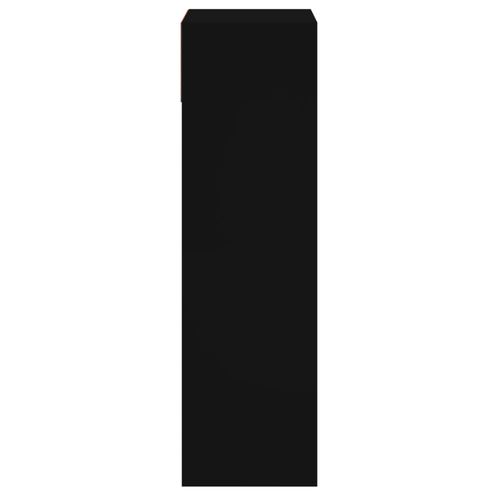 Szafka na buty, czarna, 60x34x116 cm, materiał drewnopochodny na Arena.pl