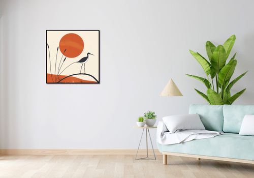 Plakat 70x70cm Ciepło Zachodów na Arena.pl