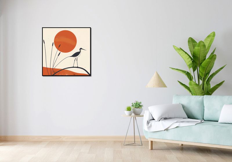 Plakat 70x70cm Ciepło Zachodów zdjęcie 4