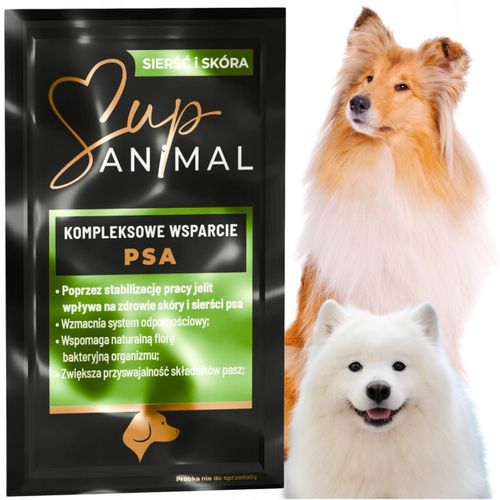 POSTBIOTYK DLA PSA MAŚLAN SupANIMAL ZDROWA SKÓRA SIERŚĆ DODATEK DO KARM na Arena.pl