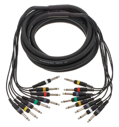 Kabel wieloparowy multicore audio 8x Jack 6,3 mm 5 m the sssnake MPP8050 na Arena.pl