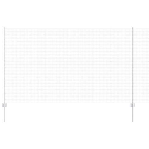 Ogrodzenie z słupkami Srebrny 1.4 x 50 m Stal na Arena.pl