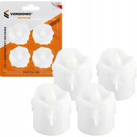 Świeczki LED tealight 4 szt. ciepłe światło VERGIONIC