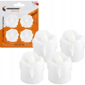 Świeczki LED tealight 4 szt. ciepłe światło VERGIONIC