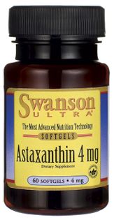 Astaxanthin Astaksantyna ekstrakt z alg 4mg 60 kapsułek SWANSON