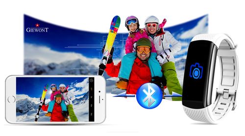 Smartband Giewont Czarny GW200-2 + Pasek Biały na Arena.pl