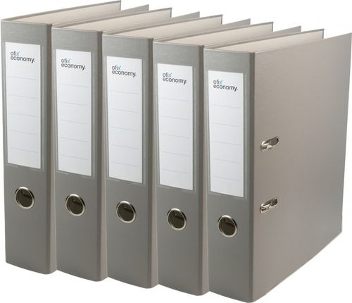 SEGREGATOR A4 SZEROKI 75mm OKUTY SZARY x 5 szt na Arena.pl