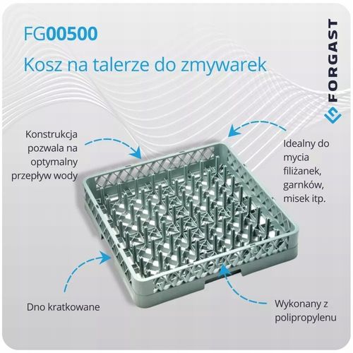KOSZ DO TALERZY DO ZMYWAREK 50X50 FORGAST FG00500 na Arena.pl