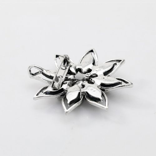 PINETS broszka KWIAT masa perłowa Cyrkonie Srebrna na Arena.pl