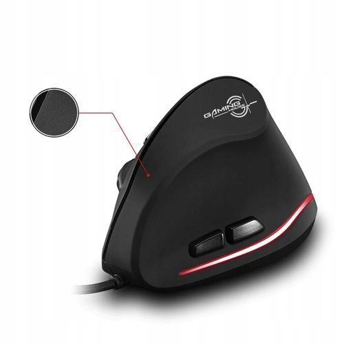 PIONOWA myszka ergonomiczna wertykalna podświetlana LED USB ZELOTES T20 na Arena.pl