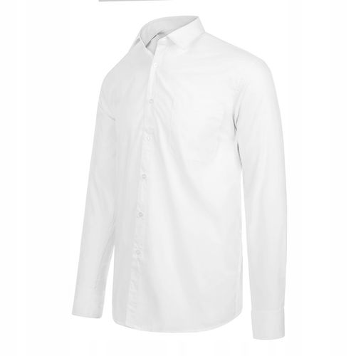 KOSZULA BIAŁA ELEGANCKA KLASYCZNA - BAWEŁNA 42/43 na Arena.pl