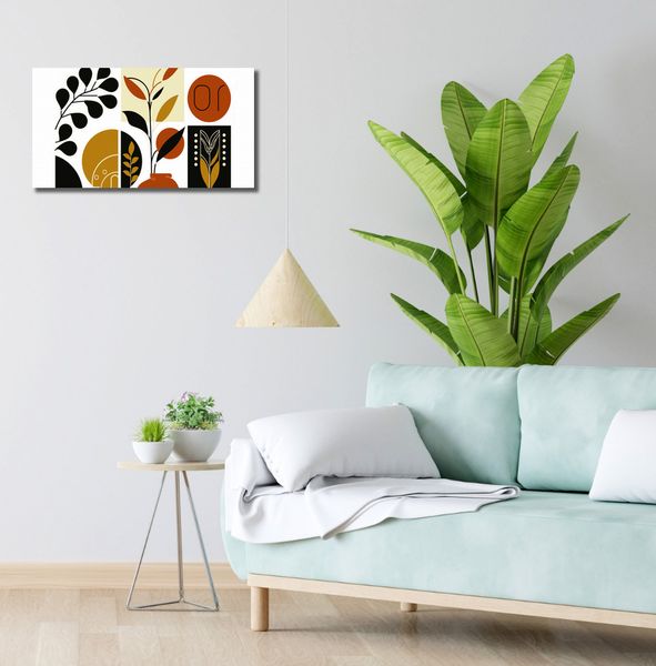 Obraz 60x30cm Kolaż Botaniczny zdjęcie 2
