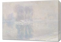 Obraz 70x50cm Ice Floes, Monet Vintage do Salonu