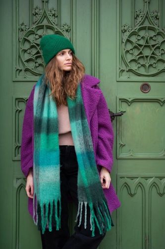 Czapka zimowa damska Buckland - angorowa, ciepła i miła Ecru na Arena.pl