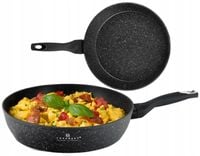 Patelnia Głęboka wok 24 cm Marmurkowa powłoka Edenberg INDUKCJA GAZ