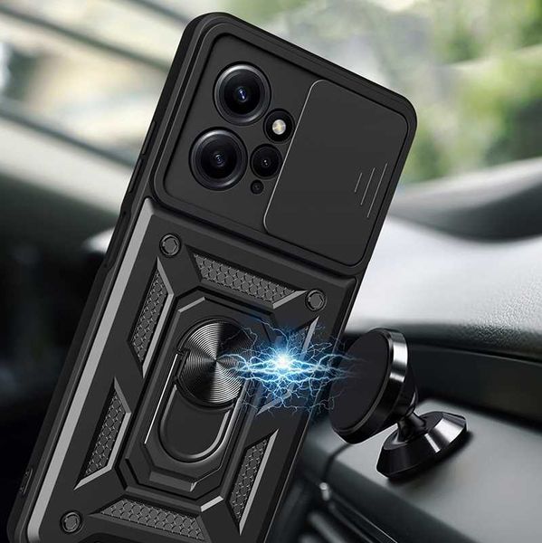 Spacecase Camring Redmi Note 12 4G Black zdjęcie 3