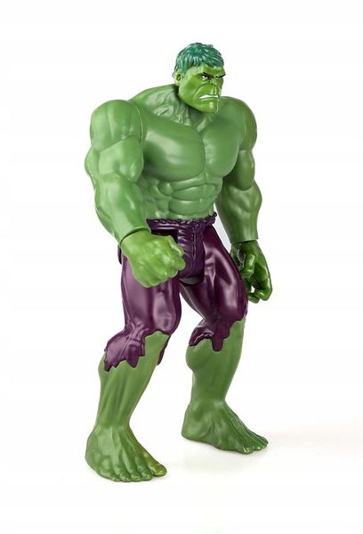 Hasbro Marvel Avengers - Action Figure Personaggio Hulk Da 30 Cm, Multicolore, Con 5 Punti Di Articolazione, Per Bambini 4+ Anni