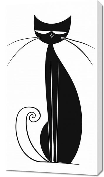Obraz 50x90cm Czerń Kocicy zdjęcie 1