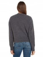 Tommy Hilfiger sweter damski szary klasyczny rozmiar S