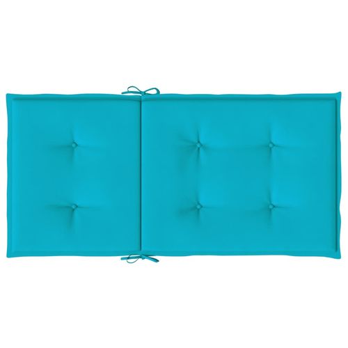 Poduszki na krzesła z niskim oparciem, 4 szt., turkusowe na Arena.pl