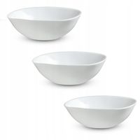 KADAX Salaterka Miska 16cm Przekąski Biała 3szt