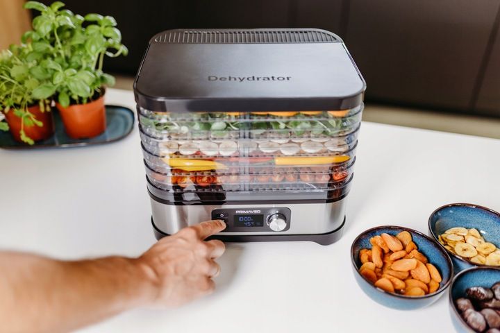 Suszarka do Grzybów Owoców Warzyw 16,8L TERMOOBIEG 450W TIMER PRIMAVEO 7SIT zdjęcie 5