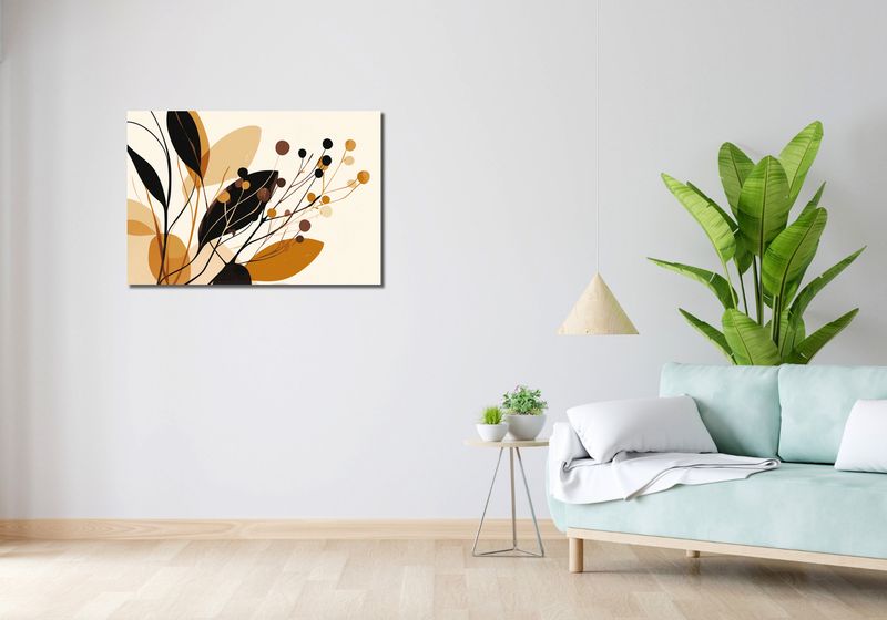Obraz 90x60cm Jesienne Sylwety zdjęcie 2