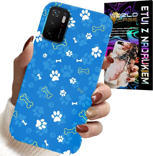 ETUI DO XIAOMI POCO M3 PRO 5G - ŁAPKI KOŚCI PIES PATROL WZORY DLA DZIECI na Arena.pl
